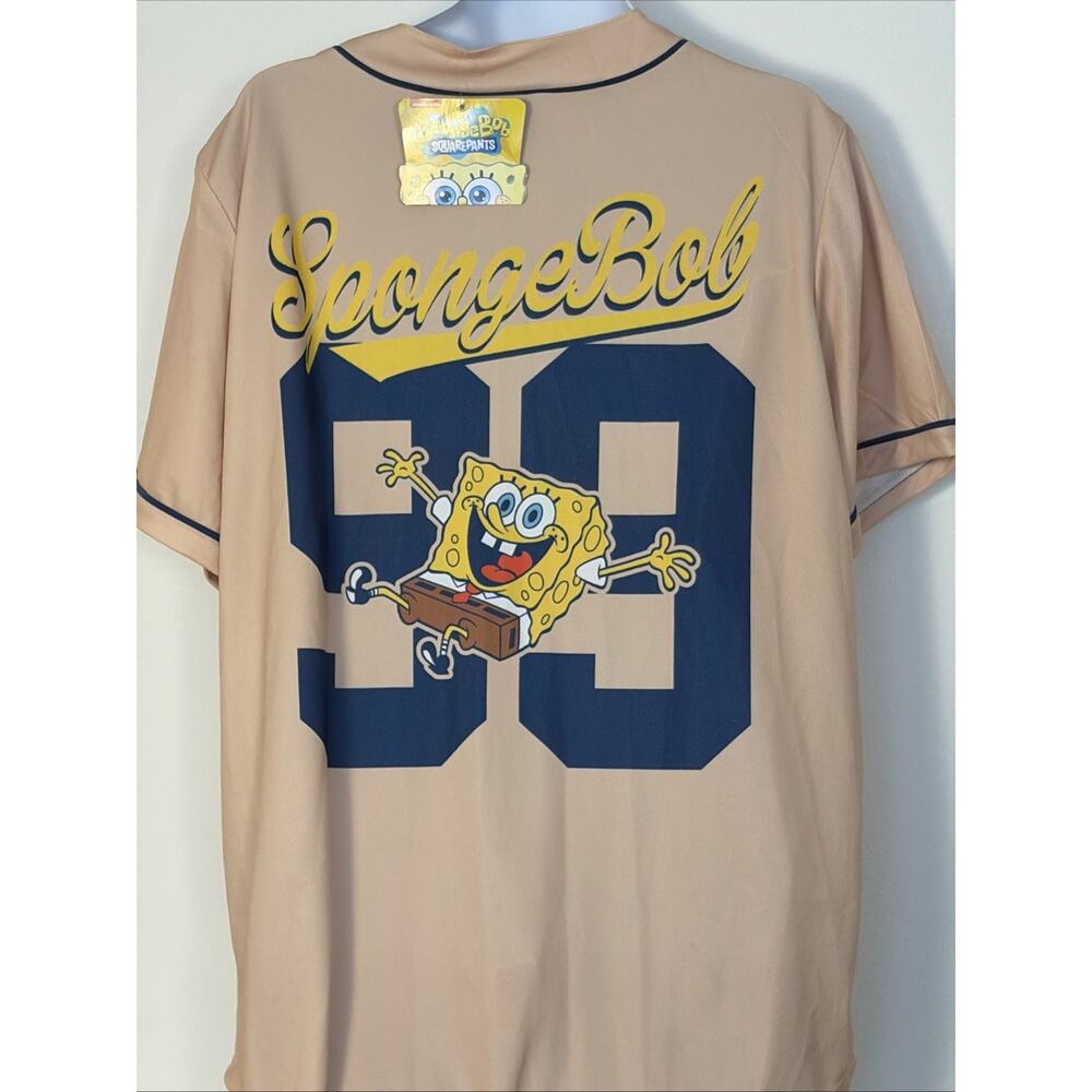 spongebob baseball jersey xl men - Picture 4 of 5